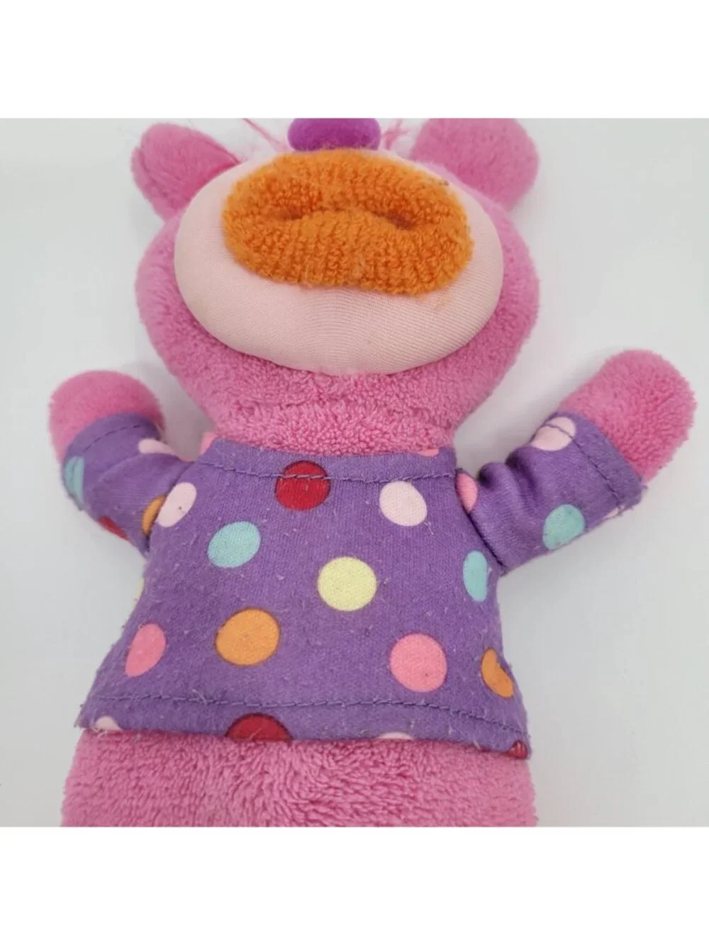 Fisher Price SINGAMAJIGS Singing Plush Pink Purple SHIRT Singamalings WORKS